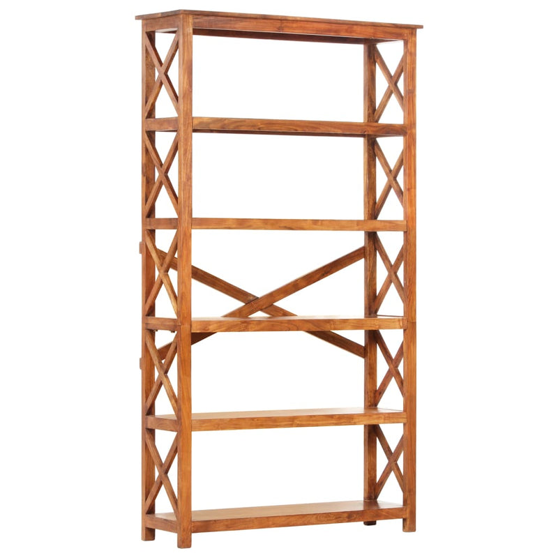 vidaXL Bookshelf 100x30x180 cm Solid Acacia Wood Honey Finish