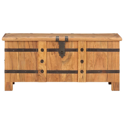 vidaXL Chest 90x40x40 cm Solid Acacia Wood