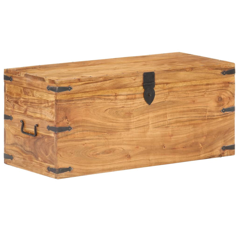 vidaXL Chest 90x40x40 cm Solid Acacia Wood