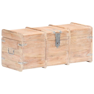 vidaXL Storage Chest 90x40x40 cm Solid Acacia Wood