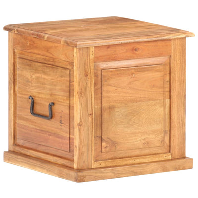 vidaXL Chest 40x40x40 cm Solid Acacia Wood