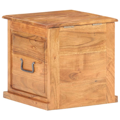 vidaXL Chest 40x40x40 cm Solid Acacia Wood