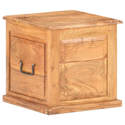 vidaXL Chest 40x40x40 cm Solid Acacia Wood