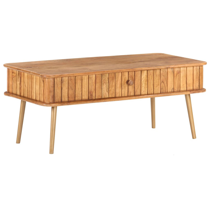 vidaXL Coffee Table 100x50x40 cm Solid Acacia Wood
