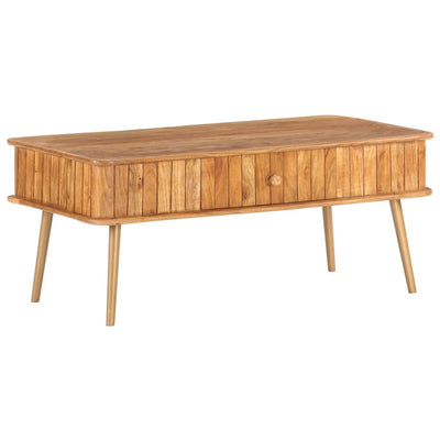 vidaXL Coffee Table 100x50x40 cm Solid Acacia Wood