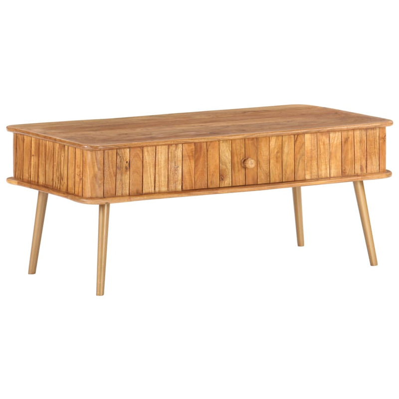 vidaXL Coffee Table 100x50x40 cm Solid Acacia Wood