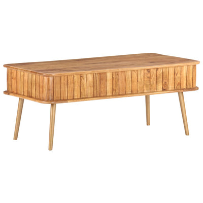 vidaXL Coffee Table 100x50x40 cm Solid Acacia Wood