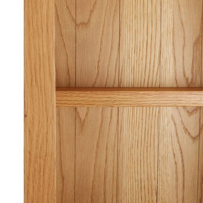 vidaXL Bookcase 52x22.5x170 cm Solid Oak Wood