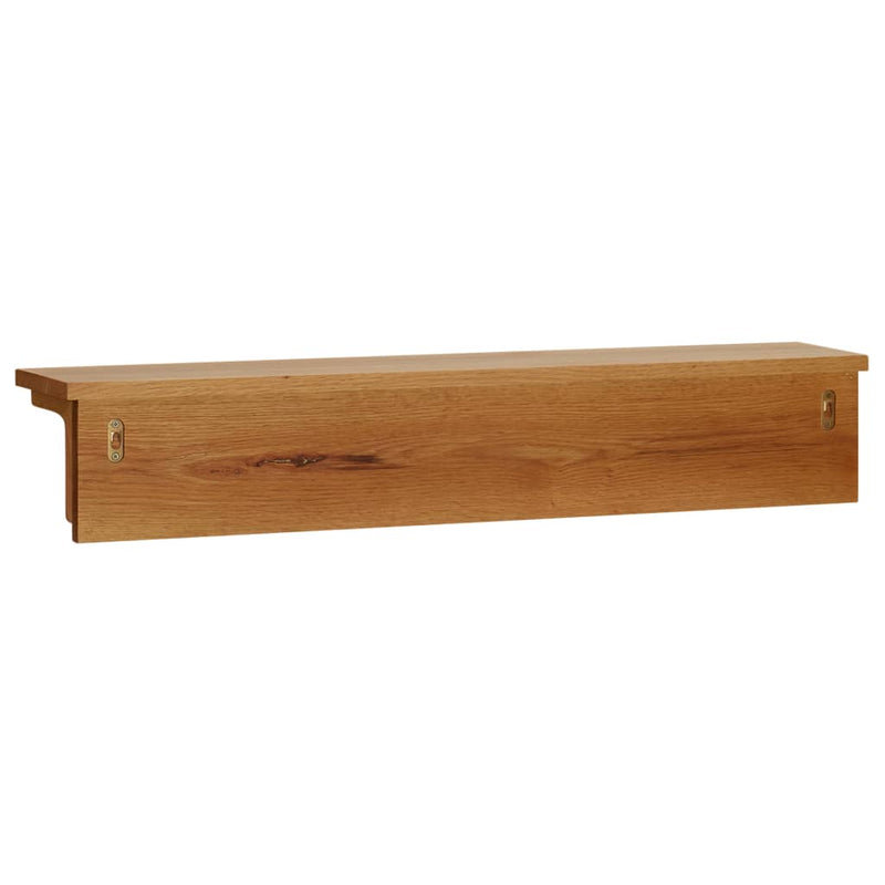 vidaXL Coat Rack 90x16x16 cm Solid Oak Wood