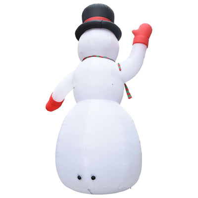 vidaXL Christmas Inflatable Snowman with LED IP44 600 cm XXL