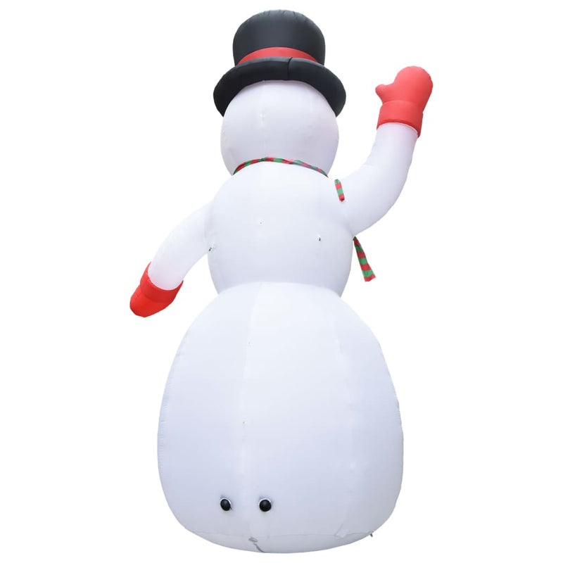vidaXL Christmas Inflatable Snowman with LED IP44 600 cm XXL