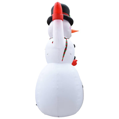 vidaXL Christmas Inflatable Snowman with LED IP44 600 cm XXL