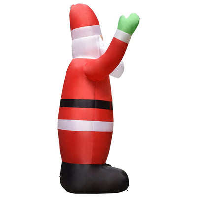 vidaXL Inflatable Santa Claus with LEDs Christmas Decoration IP44 4.5 m