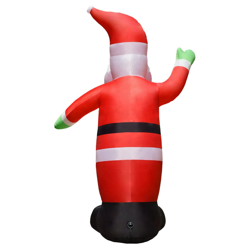 vidaXL Inflatable Santa Claus with LEDs Christmas Decoration IP44 4.5 m