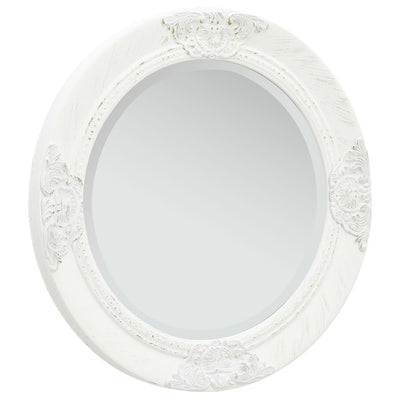 vidaXL Wall Mirror Baroque Style 50 cm Black