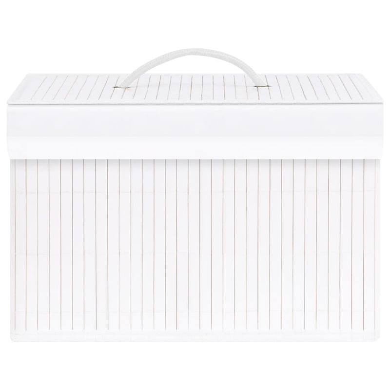 vidaXL Bamboo Storage Boxes 4 pcs