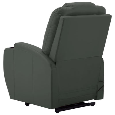 vidaXL Stand-up Massage Recliner Anthracite Faux Leather (AU only)
