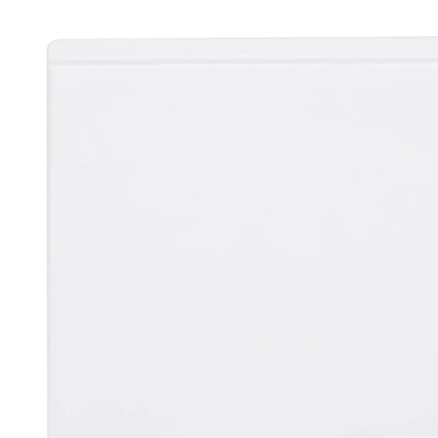 vidaXL Built-in Wash Basin 800x460x130 mm SMC White