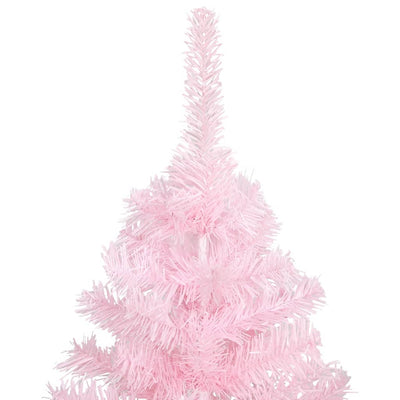 vidaXL Artificial Christmas Tree with Stand Pink 150 cm PVC