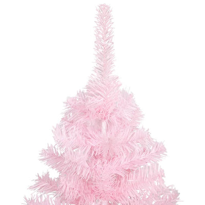 vidaXL Artificial Christmas Tree with Stand Pink 150 cm PVC