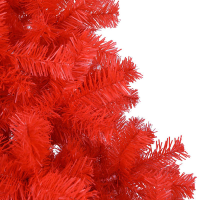 vidaXL Artificial Christmas Tree with Stand Red 150 cm PVC