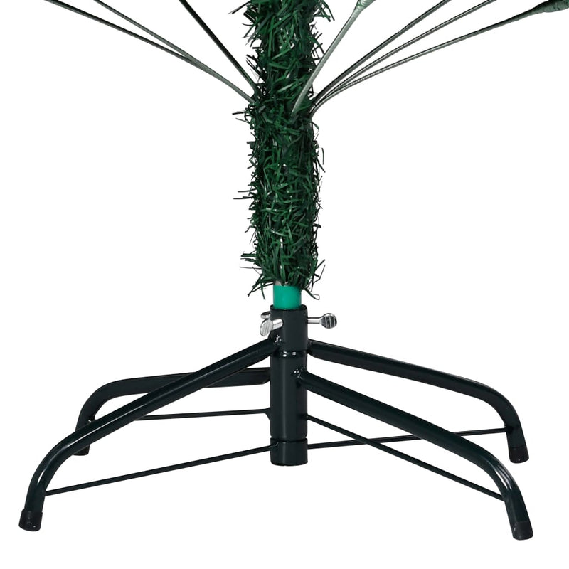 vidaXL Artificial Christmas Tree with Thick Branches Green 180 cm PVC