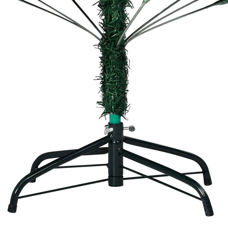 vidaXL Artificial Christmas Tree with Thick Branches Green 180 cm PVC