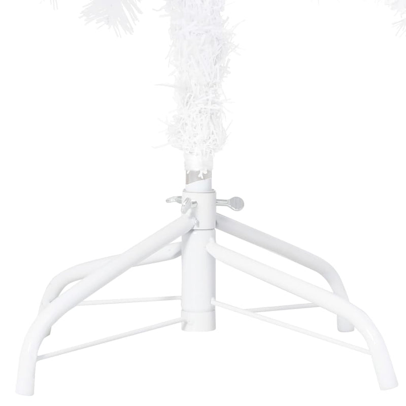 vidaXL Artificial Christmas Tree with Thick Branches White 240 cm PVC