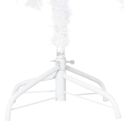 vidaXL Artificial Christmas Tree with Thick Branches White 240 cm PVC