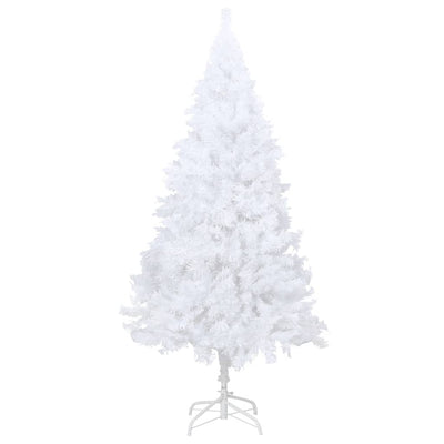 vidaXL Artificial Christmas Tree with Thick Branches White 240 cm PVC