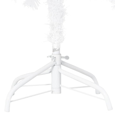 vidaXL Artificial Christmas Tree with Thick Branches White 240 cm PVC