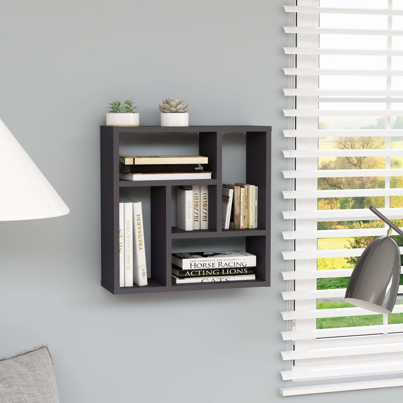 vidaXL Wall Shelf Sonoma Oak 45.1x16x45.1 cm Engineered Wood