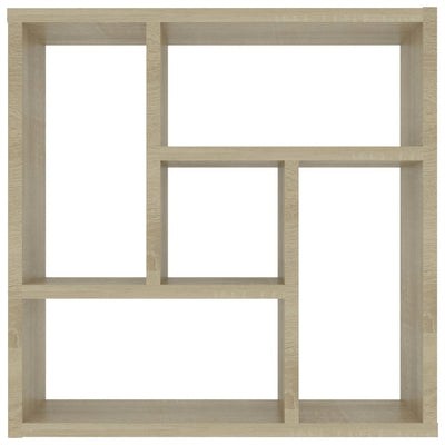 vidaXL Wall Shelf Sonoma Oak 45.1x16x45.1 cm Engineered Wood