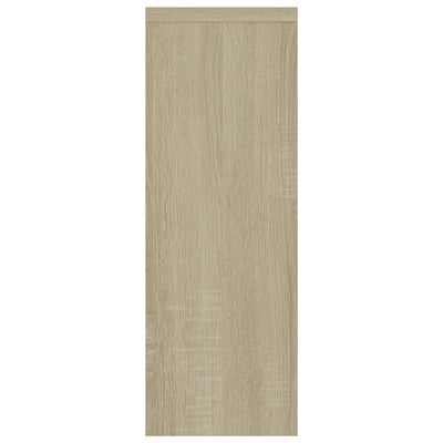 vidaXL Wall Shelf Sonoma Oak 45.1x16x45.1 cm Engineered Wood
