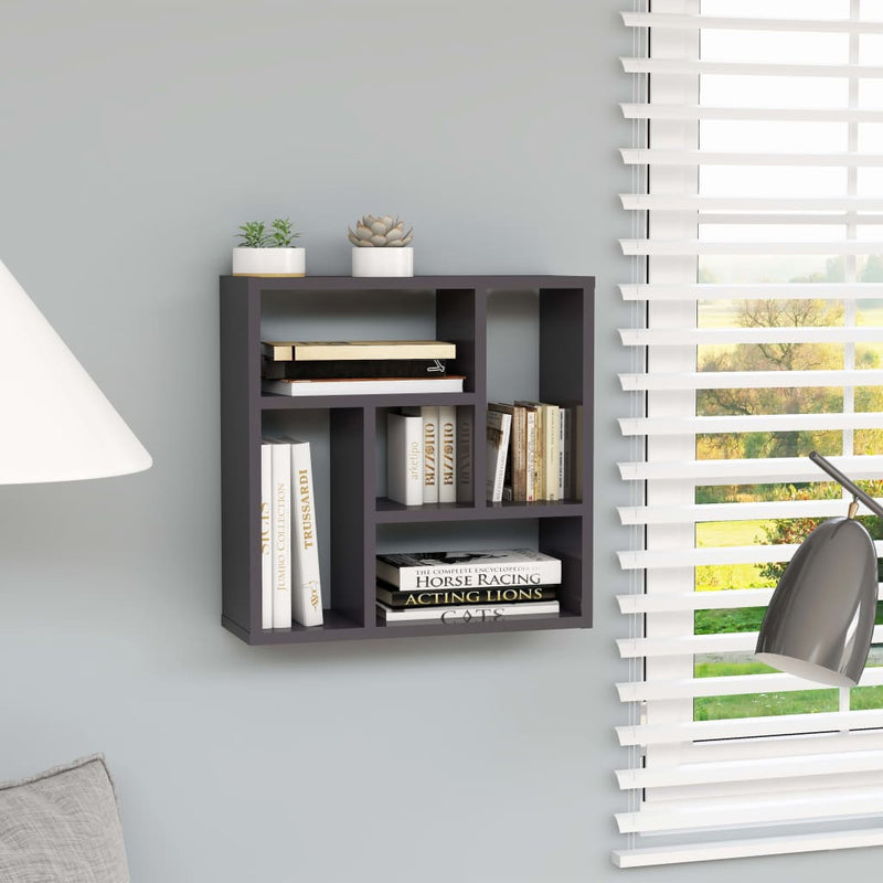 vidaXL Wall Shelf Sonoma Oak 45.1x16x45.1 cm Engineered Wood