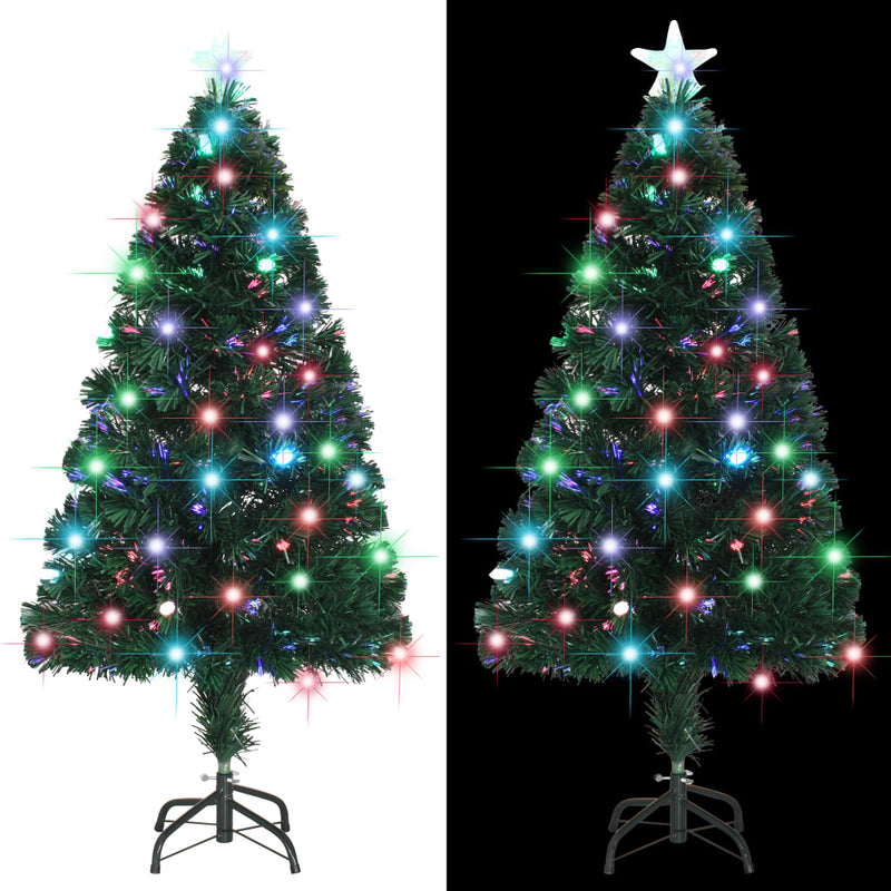 vidaXL Pre-lit Christmas Tree with Stand 120 cm 135 Branches