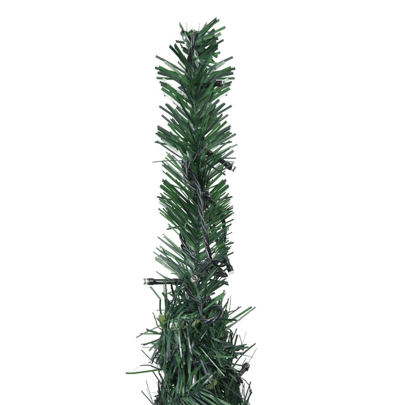 vidaXL Pop-up String Artificial Pre-lit Christmas Tree Green 150 cm