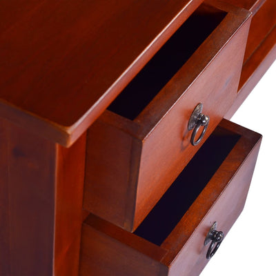 vidaXL TV Cabinet Classical Brown 100x40x45 cm Solid Mahogany Wood