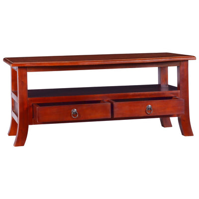 vidaXL Coffee Table Classical Brown 90x50x40 cm Solid Mahogany Wood