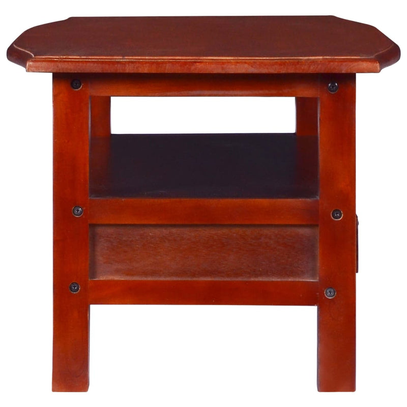 vidaXL Coffee Table Classical Brown 90x50x40 cm Solid Mahogany Wood