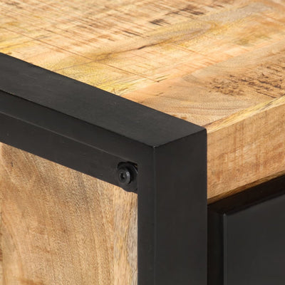 vidaXL TV Cabinet 140x30x40 cm Rough Mango Wood