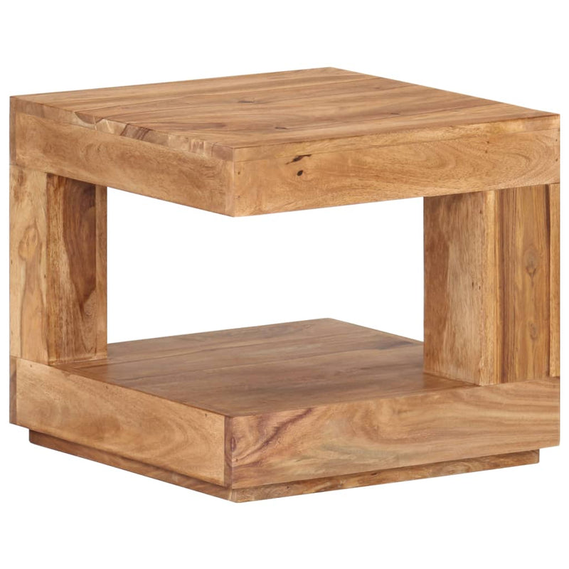 vidaXL Coffee Table 45x45x40 cm Solid Wood Acacia