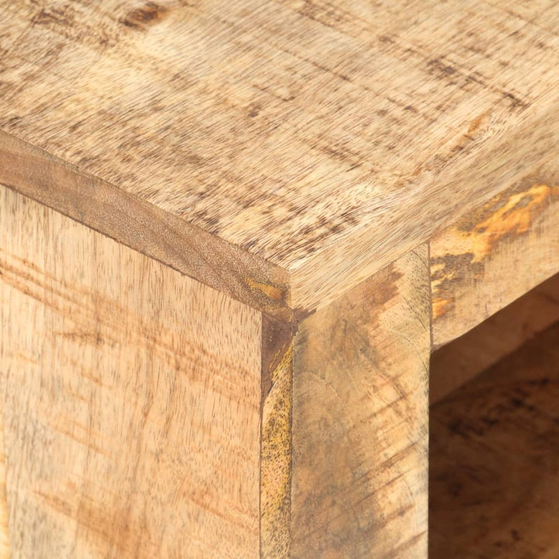 vidaXL TV Cabinet 90x30x40 cm Solid Rough Mango Wood