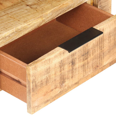 vidaXL TV Cabinet 90x30x40 cm Solid Rough Mango Wood