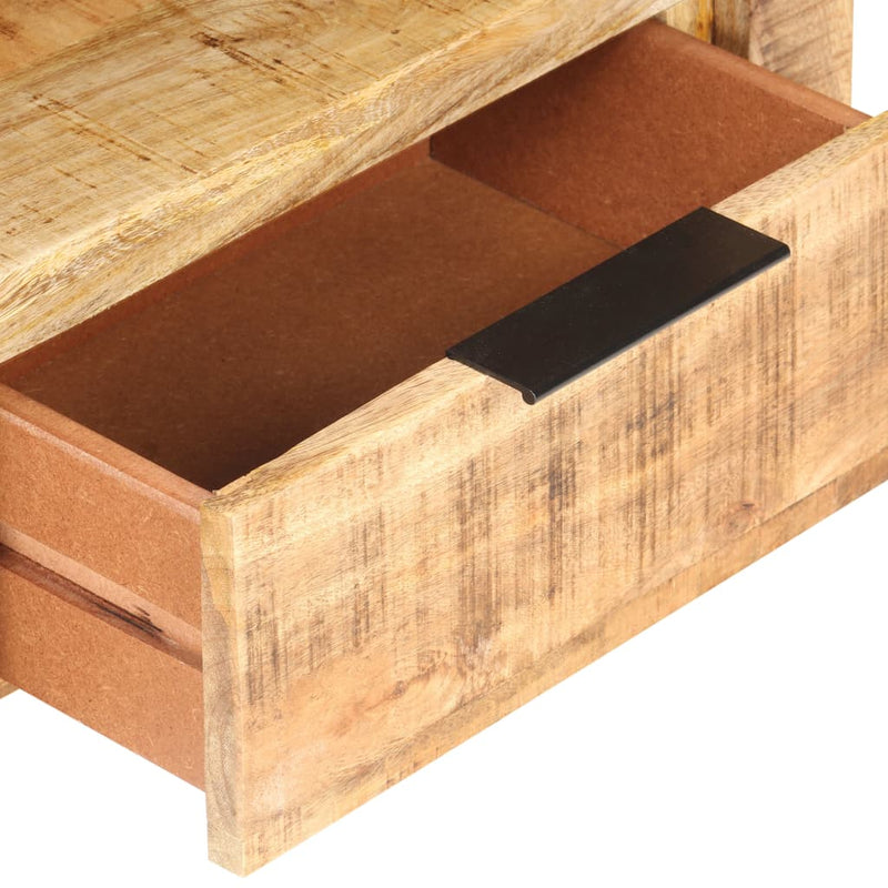vidaXL TV Cabinet 90x30x40 cm Solid Rough Mango Wood