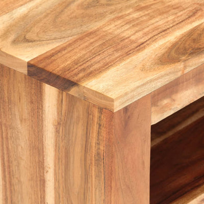 vidaXL TV Cabinet 90x30x40 cm Solid Acacia Wood
