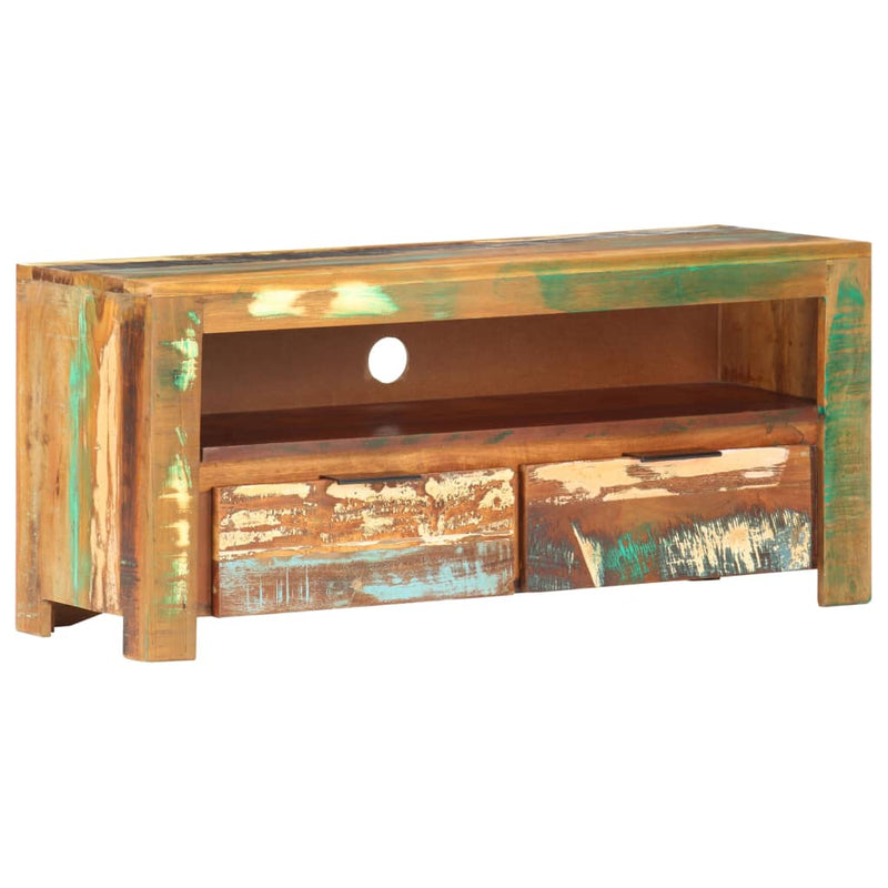 vidaXL TV Cabinet 90x30x40 cm Solid Reclaimed Wood