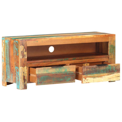 vidaXL TV Cabinet 90x30x40 cm Solid Reclaimed Wood