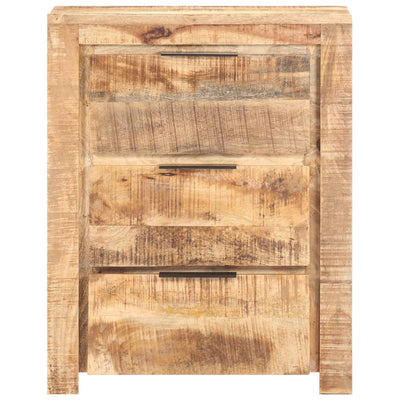 vidaXL Sideboard 59x33x75 cm Rough Mango Wood