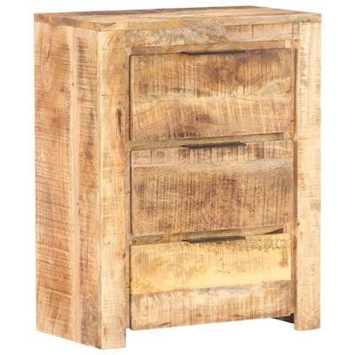 vidaXL Sideboard 59x33x75 cm Rough Mango Wood